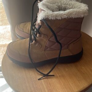Faux Fur Lined Winter Lace-Up Boots - 
Columbia